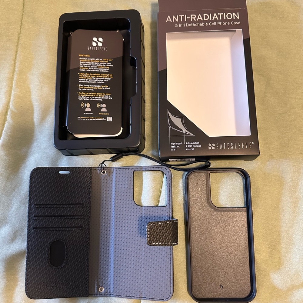 Black Anti-Radiation Phone Case